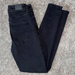 AE curvy black jegging next level stretch